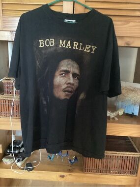 Bob Marley Graphic Tee - Black